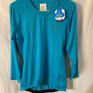 Blue quick dry active long sleeve